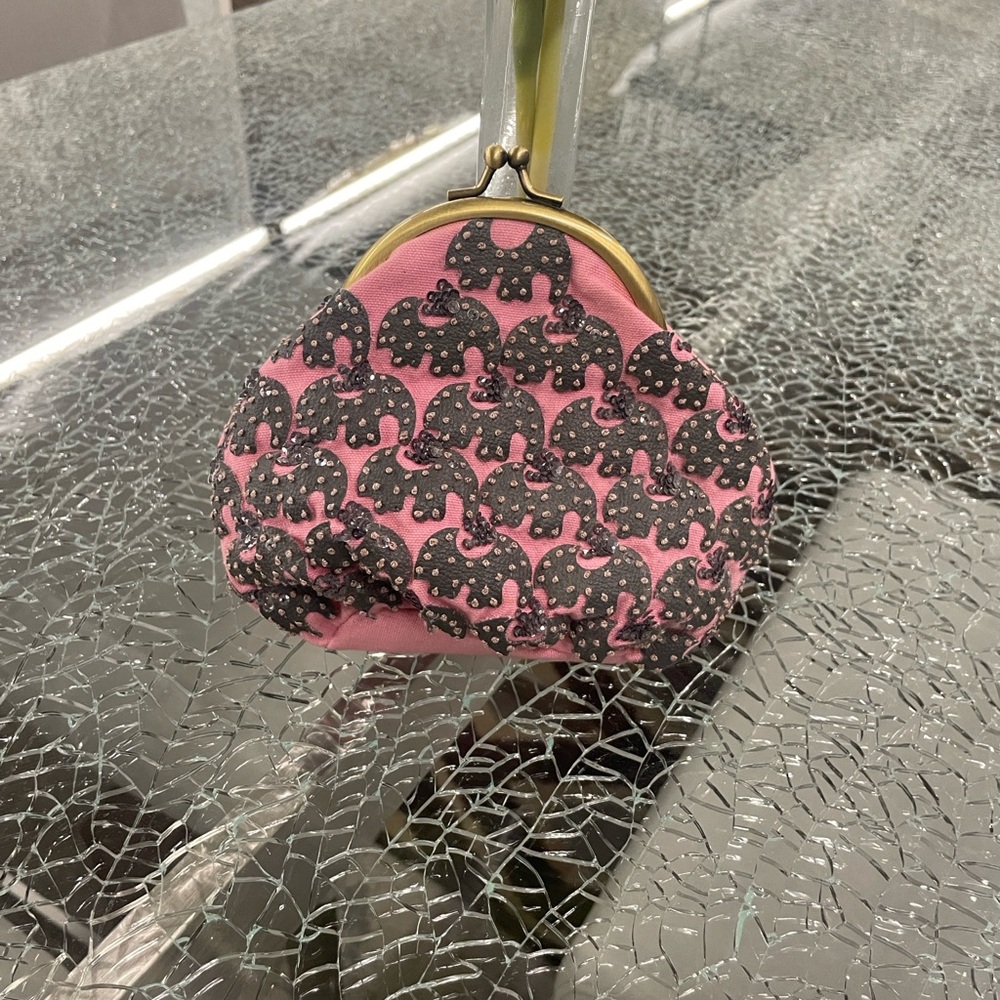 IPA Nima Pink Elephant Print Women's Bag